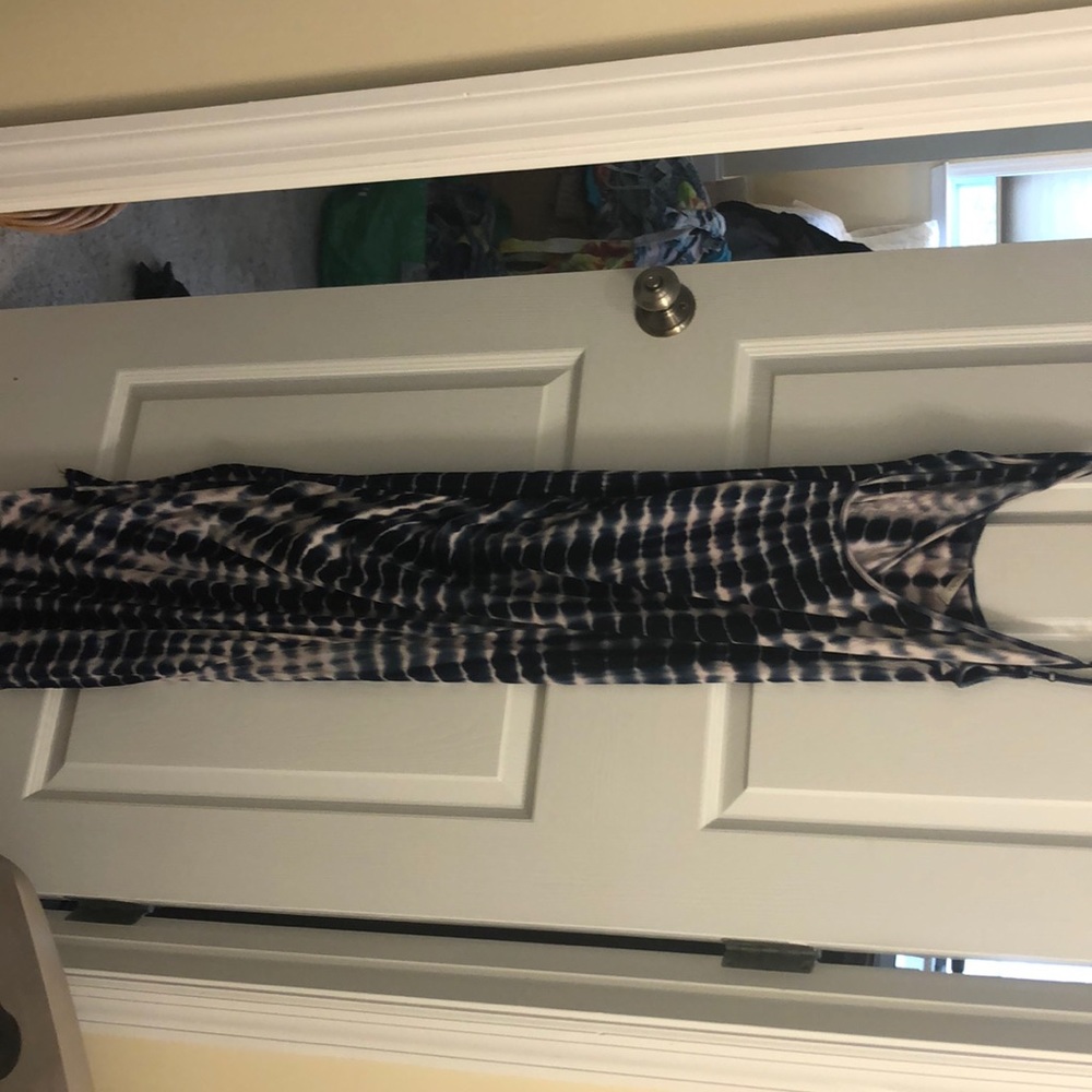 Tie dye maxi dress